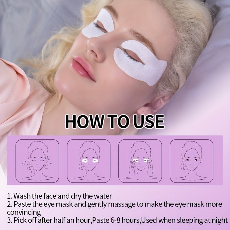 ILISYA C Circulating Eye Mask - 5 pairs, Moisturizing and Firm, Suitable for a Variety of Light Beige Types, Containing Niacinamide and Hyaluronic Acid, Moisturizing Eye Light Beige, Eye Care, Make Light Beige Smooth and Tend