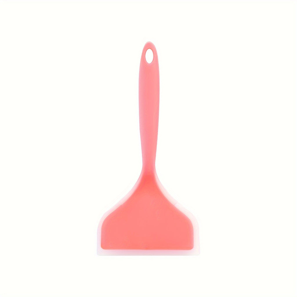 1pc, Pancakes Shovel, Turner, Nonstick Fried Shovel, Translucent Silicone Shovel, Omelette Spatula Turner For Eggs Fish Pancake Pizza And Steak, Wide Soft Non-Stick Heat-Resistant Kitchen Fried Shovel, Kitchen Utensils