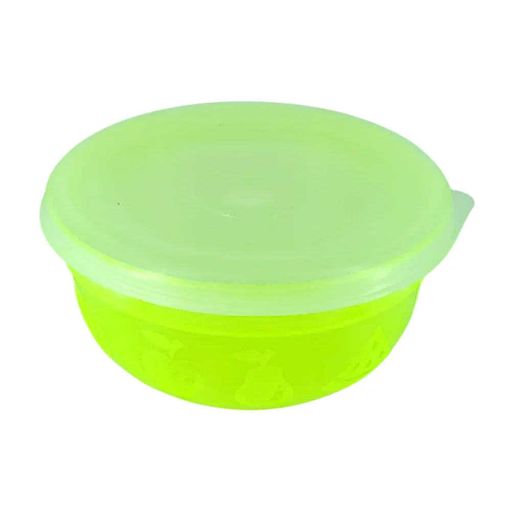[GDL] Mini translucent tupperware with transparent lid, fruit and vegetable details, variety of colors / fruit tupperware /
