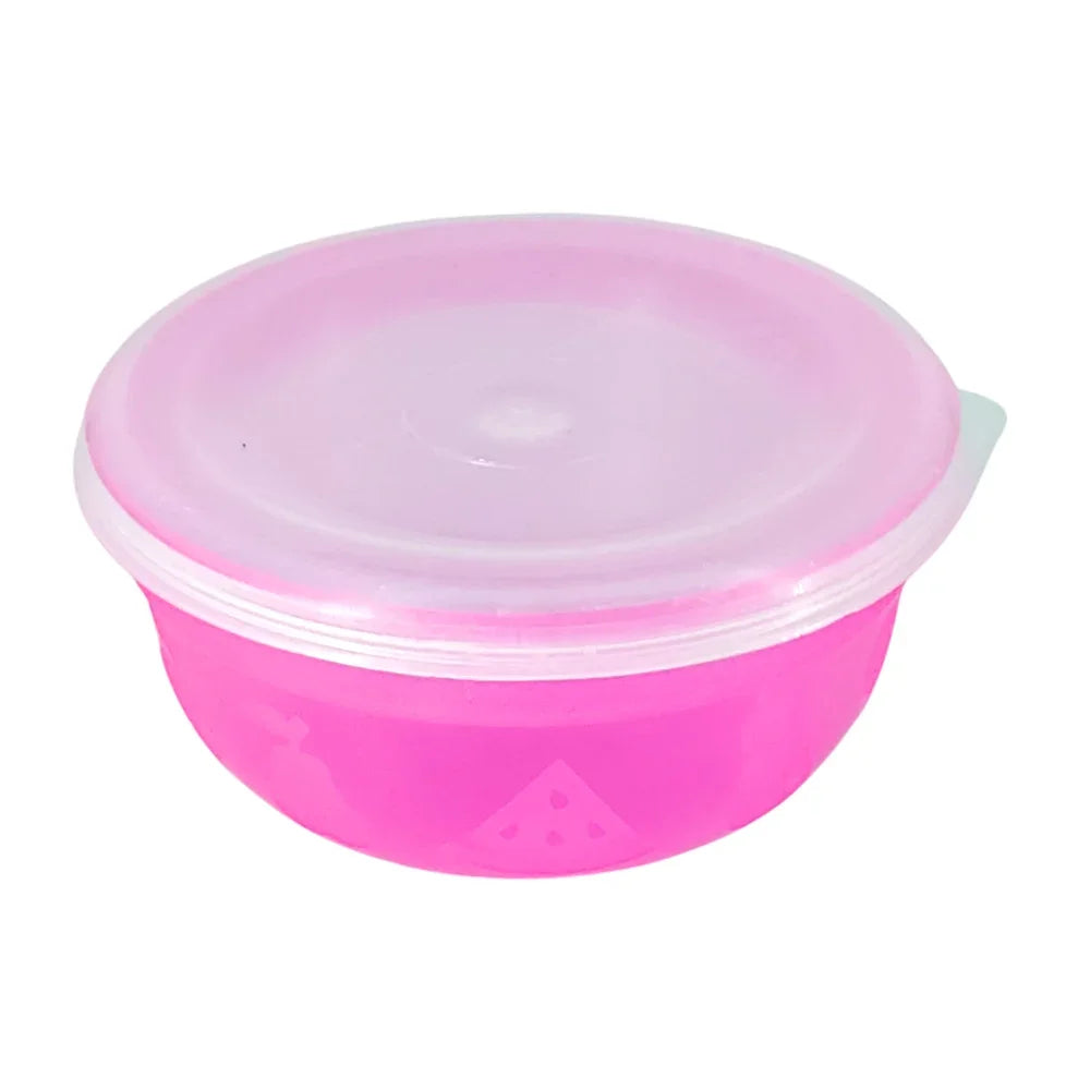 [GDL] Mini translucent tupperware with transparent lid, fruit and vegetable details, variety of colors / fruit tupperware /