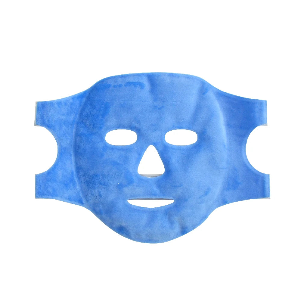 Reusable Cold Compress Facial Ice Pack for After Eyelid Surgery Puffiness Puffy Eyes Headache Migraine Relief Face Mask with Gel