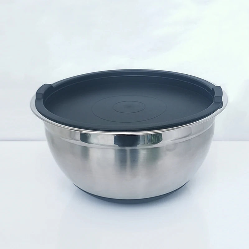 Hot Selling Stainless Steel Metal Round Bowls Kitchen Vegetable Salad Mixing Bowl