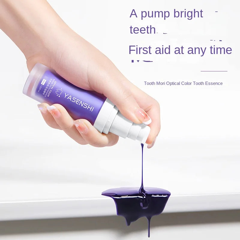 V34 Toothpaste Herbal Whitening Essence Clean Teeth Fresh Breath Remove Stains Teeth Dirt Mint Flavor Home Use 40ml