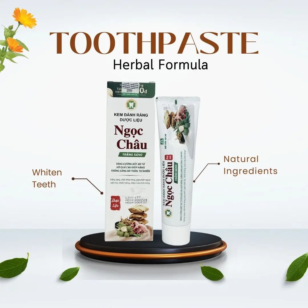 High Quality Organic Herbal Toothpaste Helps Teeth Strong and White from Vietnam Cheap Price
