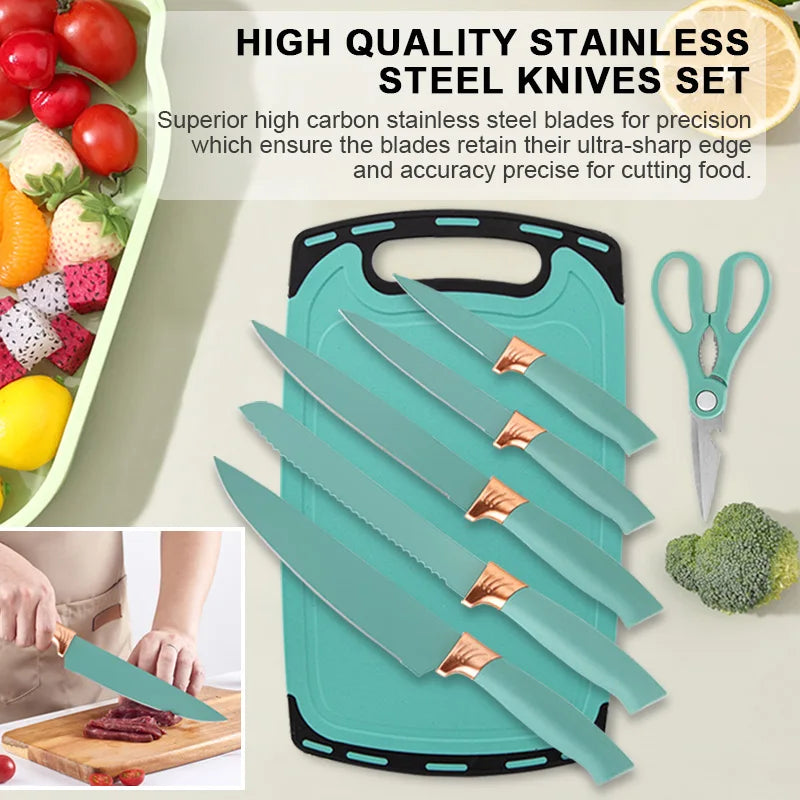 Set of 19 Pieces Silicone Kitchen Utensils with Wooden Handles Cooking Tools and Kitchenware for a Convenient Cocina Experience