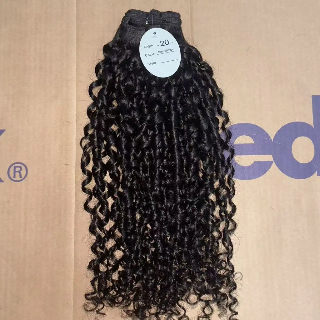 Wholesale Burmese Kinky Curly Human Hair Bundles Pixie Wavy Bundles Raw Indian Hair Vendor Natural Raw Straight Hair Bundles