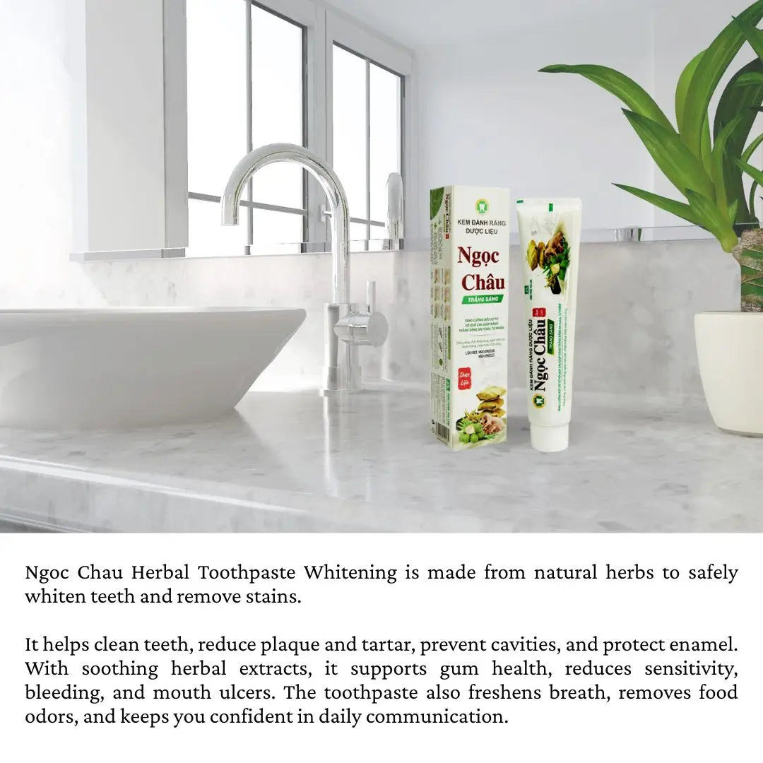 High Quality Organic Herbal Toothpaste Helps Teeth Strong and White from Vietnam Cheap Price