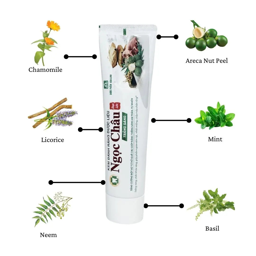 High Quality Organic Herbal Toothpaste Helps Teeth Strong and White from Vietnam Cheap Price