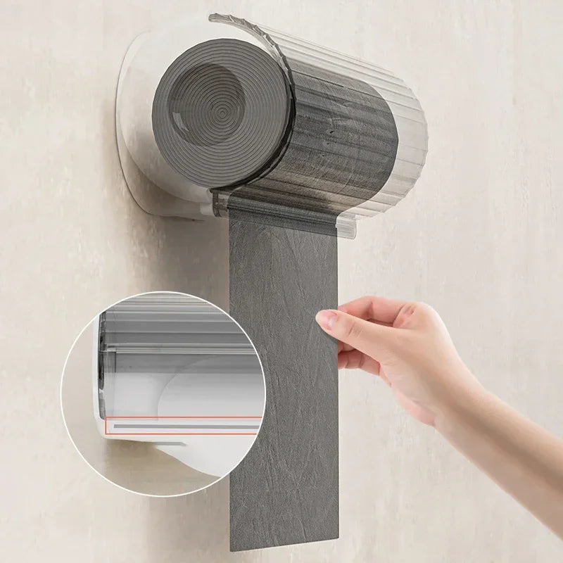 Trash Bags Storage Box Kitchen Bathroom Plastic Garbage Bag Dispenser Holder Reusable Storing Garbage Bag Organizer Container