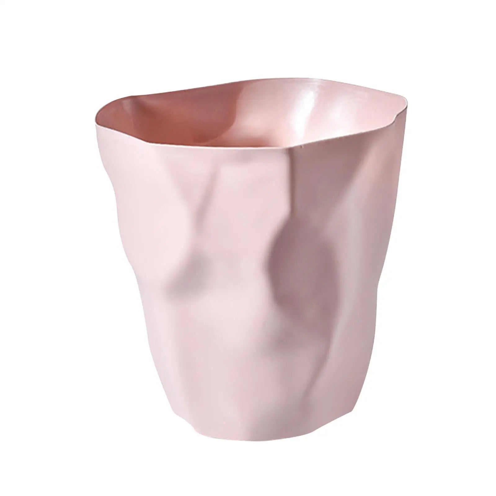 Trash Can Dust Bin Household without Lid Minimalist Wastebasket Garbage Bin for Laundry Kitchen Toilet Indoor Living Room