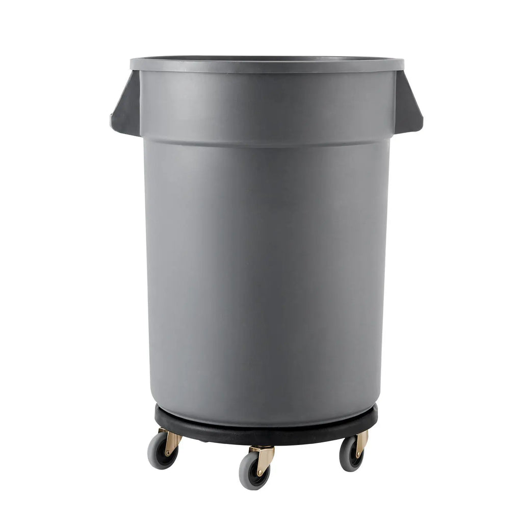 Heavy Duty 500lbs Round Trash Can Dolly 20 32 44 55 Gal Garbage Container Waste Bins