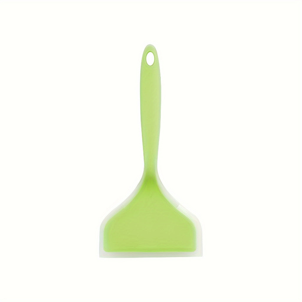 1pc, Pancakes Shovel, Turner, Nonstick Fried Shovel, Translucent Silicone Shovel, Omelette Spatula Turner For Eggs Fish Pancake Pizza And Steak, Wide Soft Non-Stick Heat-Resistant Kitchen Fried Shovel, Kitchen Utensils