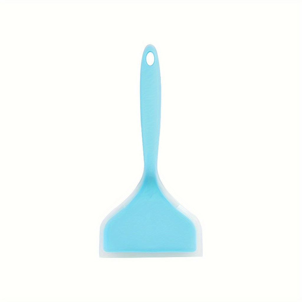 1pc, Pancakes Shovel, Turner, Nonstick Fried Shovel, Translucent Silicone Shovel, Omelette Spatula Turner For Eggs Fish Pancake Pizza And Steak, Wide Soft Non-Stick Heat-Resistant Kitchen Fried Shovel, Kitchen Utensils